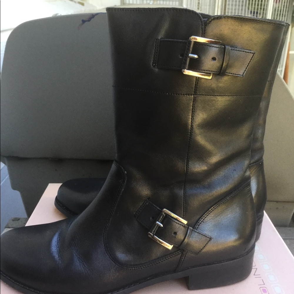 Bandolino Black Bottled Boots. Sz 7.5.